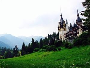 One of the many beautiful Transylvanian castles in the Romanian countryside A Transylvanian castle in Romania, Eastern Europe